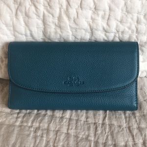 Coach Wallet with Check Book Insert